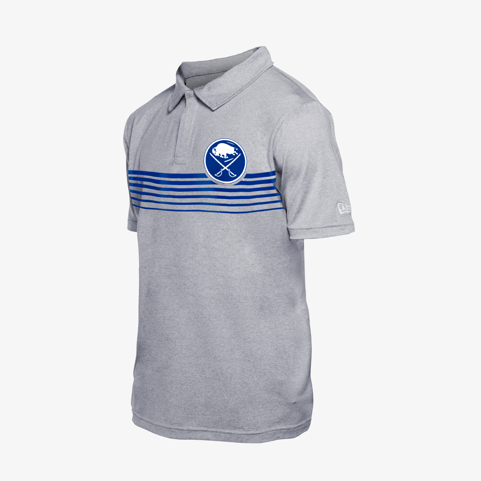 New Era Buffalo Sabres Gray Performance Polo