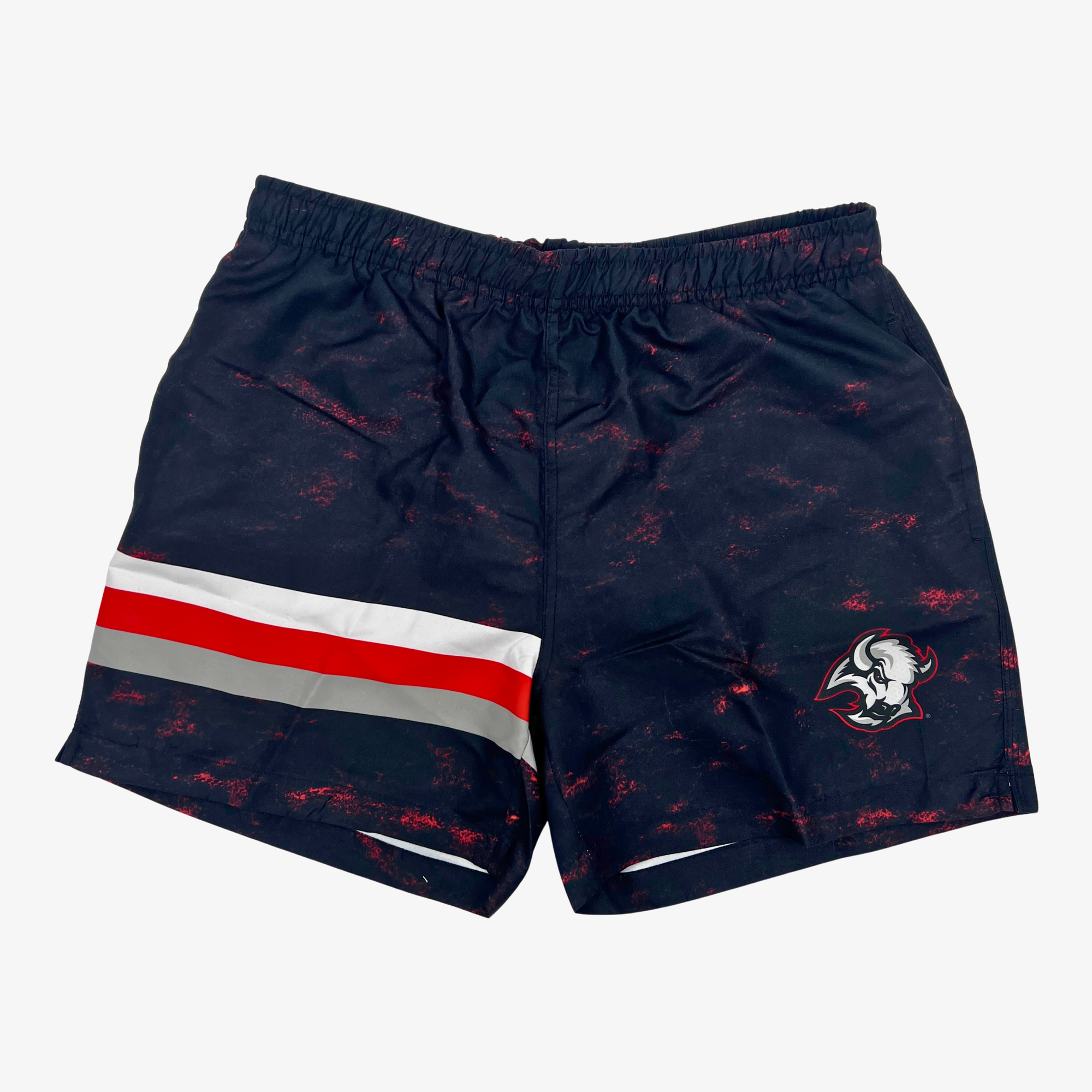 Buffalo Sabres Black &amp; Red With Alternate Logo Swim Trunks