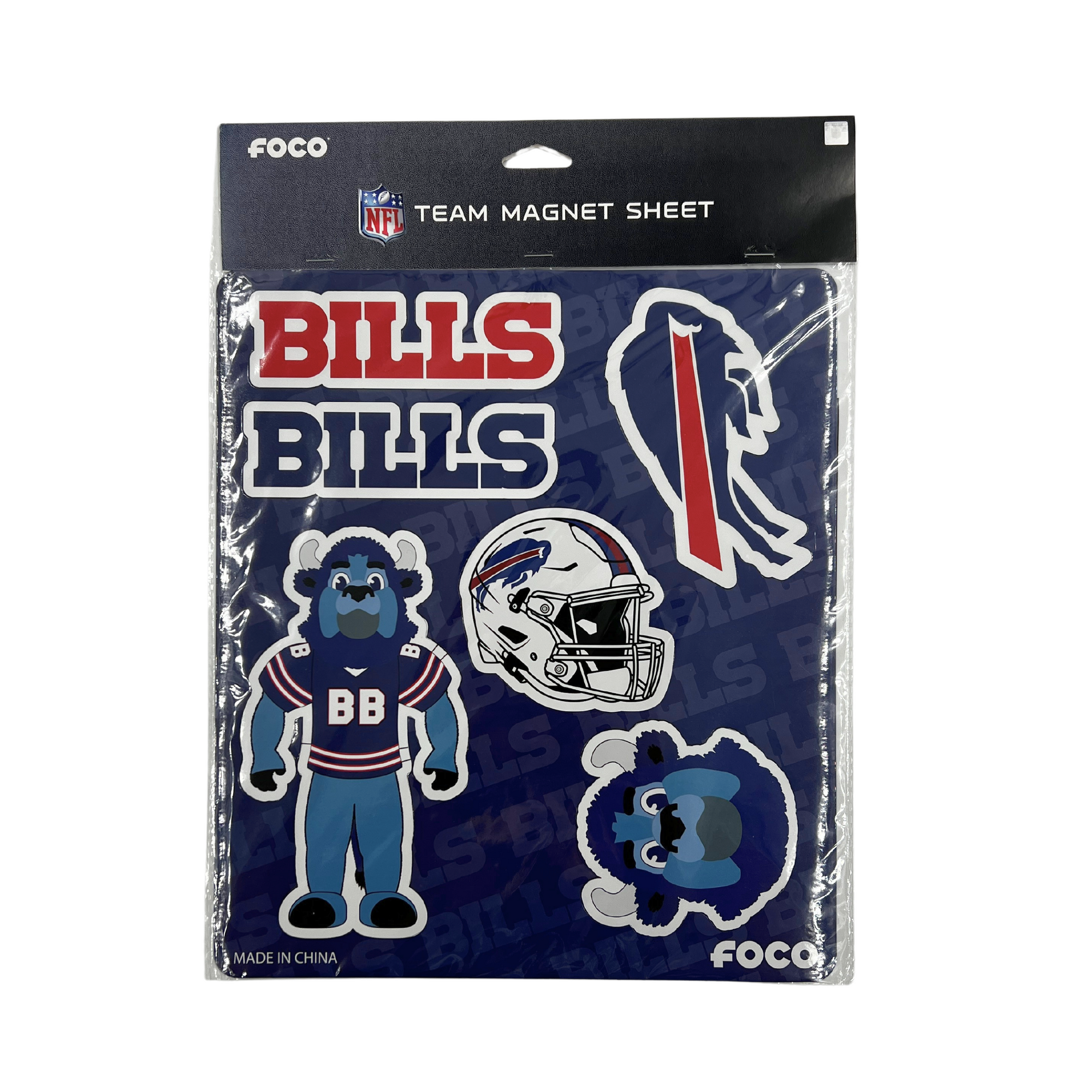 Buffalo Bills Team Magnet Sheet