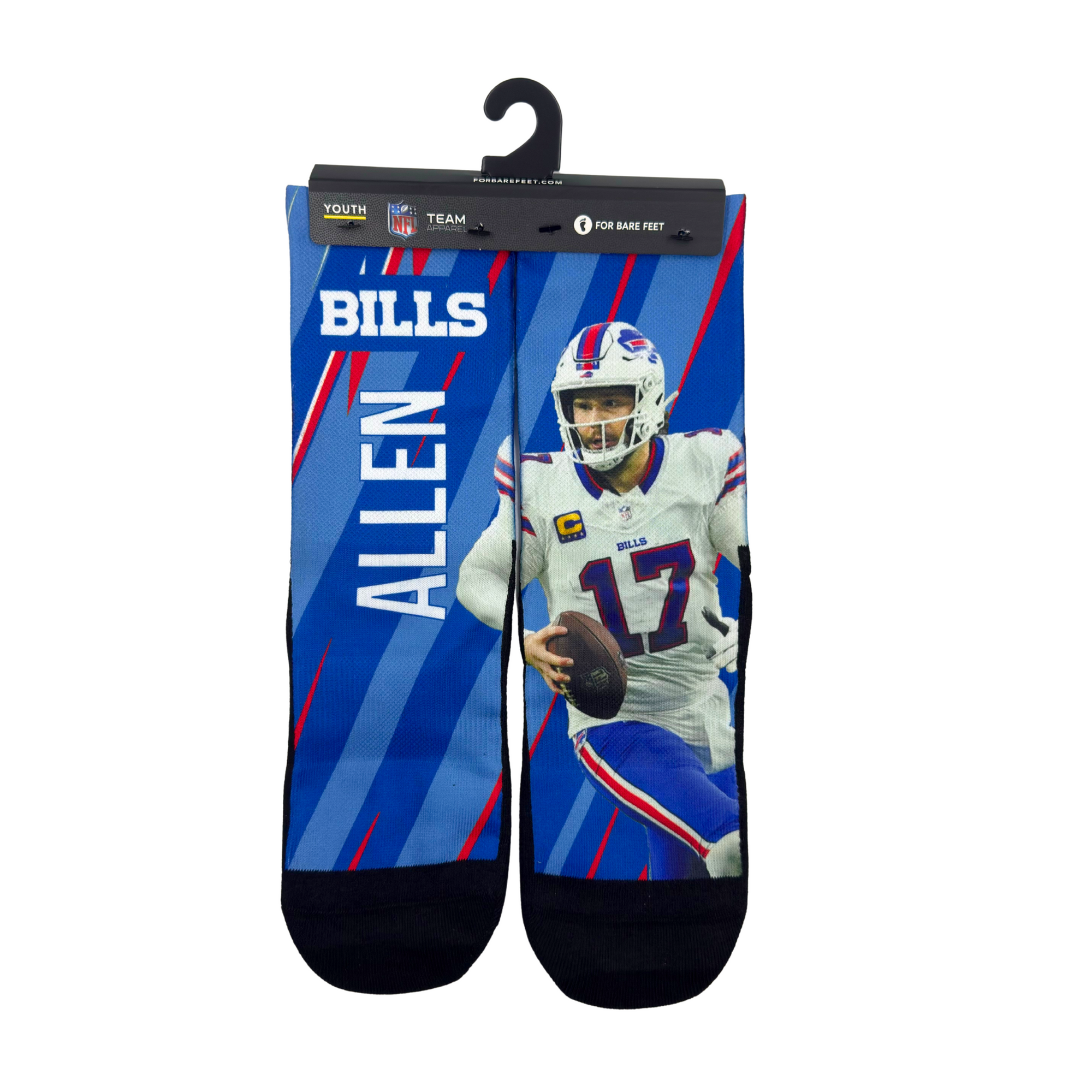 Youth Josh Allen Barefoot Socks
