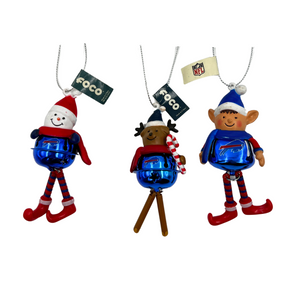 Buffalo Bills 3 Pack Ornament Set