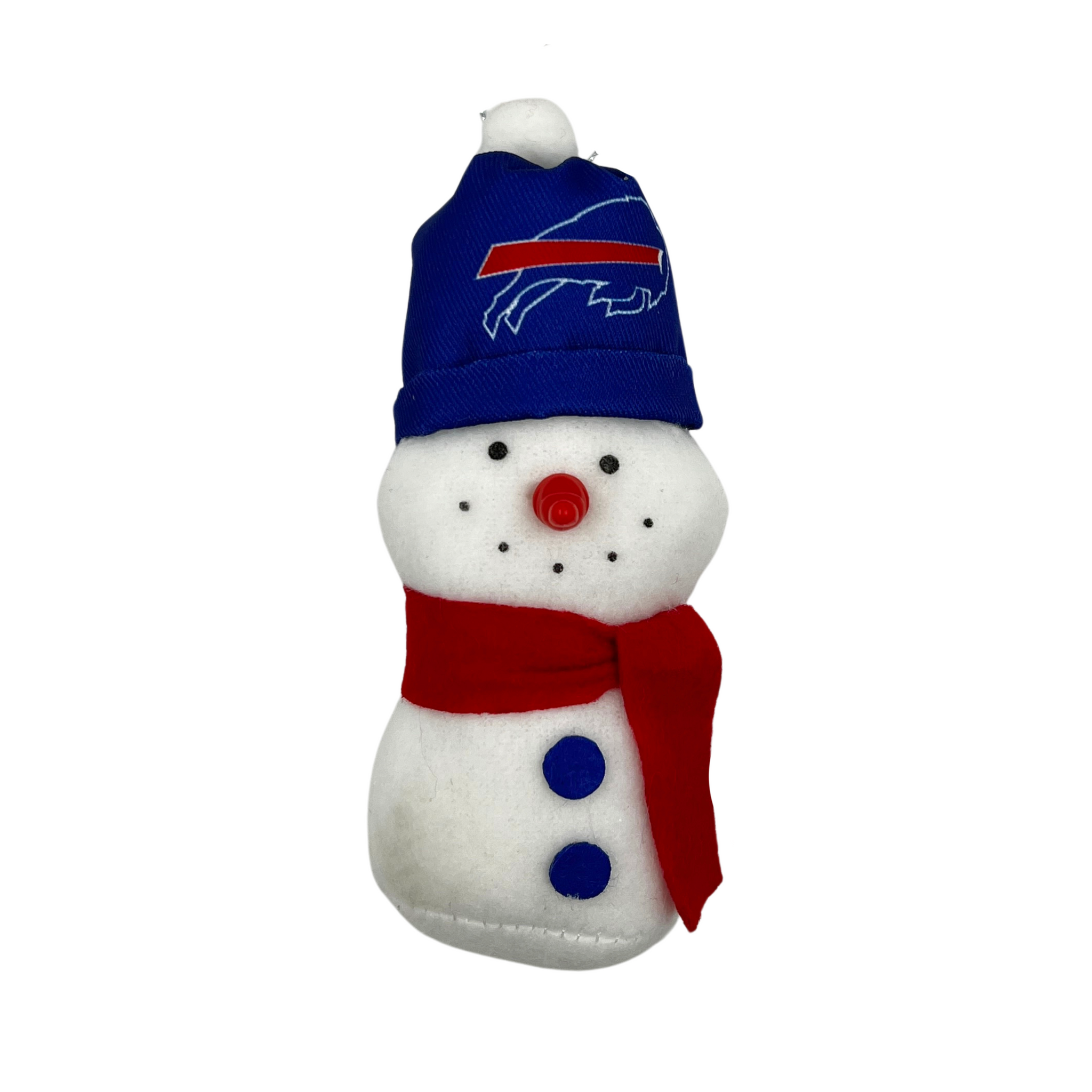 Buffalo Bills Plush Snowman Ornament
