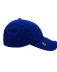 Women's New Era 9FORTY Buffalo Bills Blue Crisscross Ponytail Hat