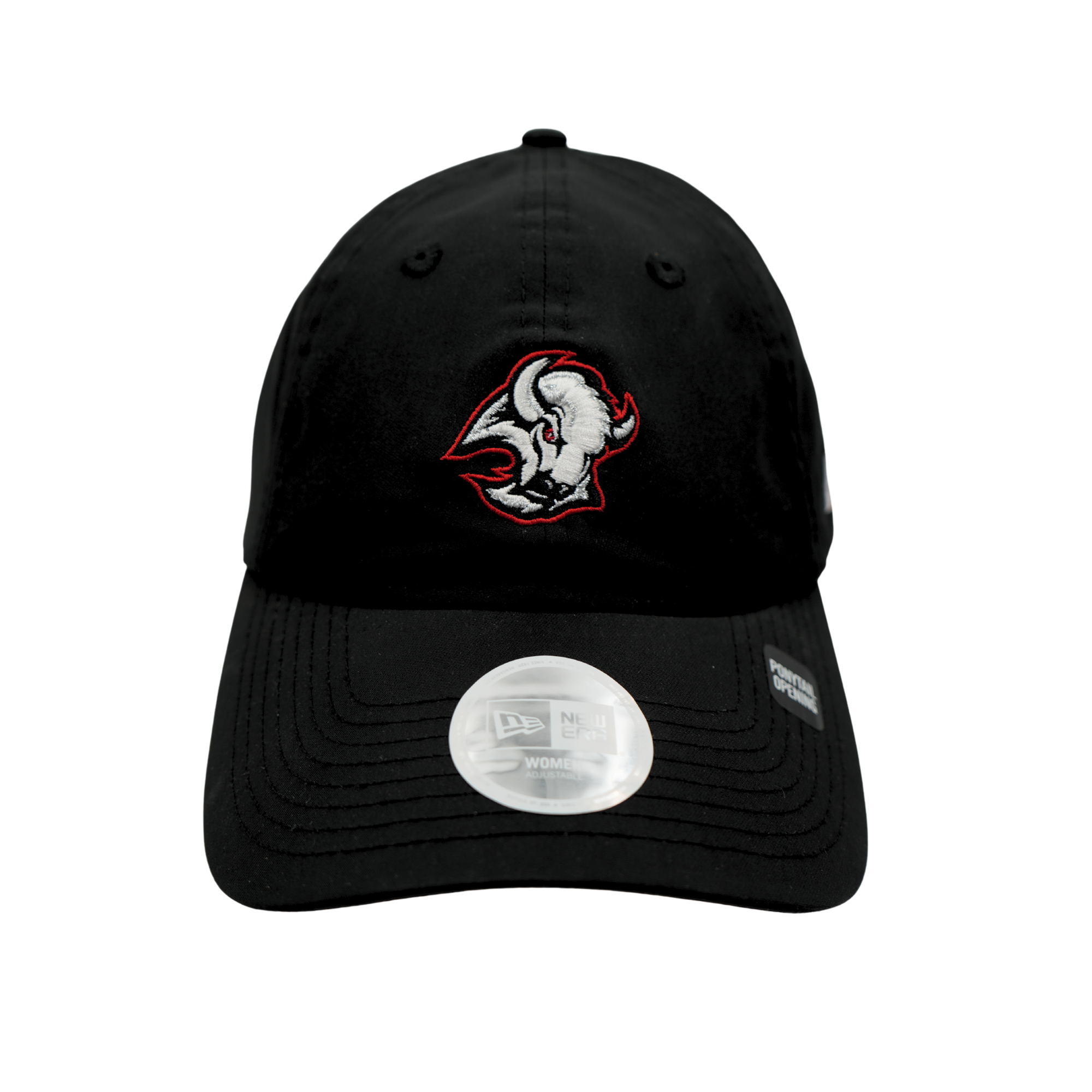 Women's New Era 9FORTY Buffalo Sabres Alternate Logo Ponytail Hat