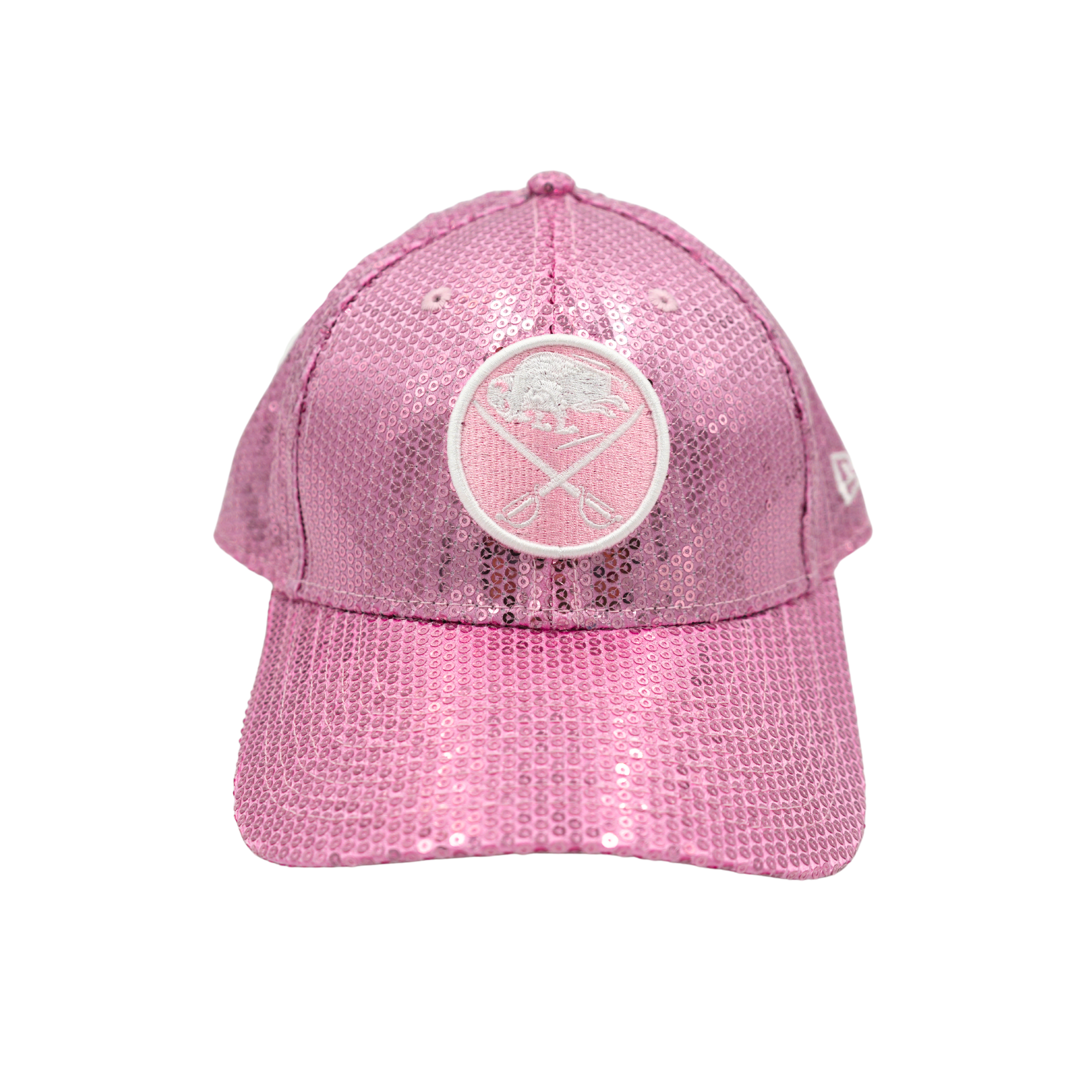 Women's New Era 9FORTY Buffalo Sabres Pink Sequin Hat
