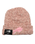 Women's New Era Buffalo Bills Pink & White Sparkle Knit Beanie