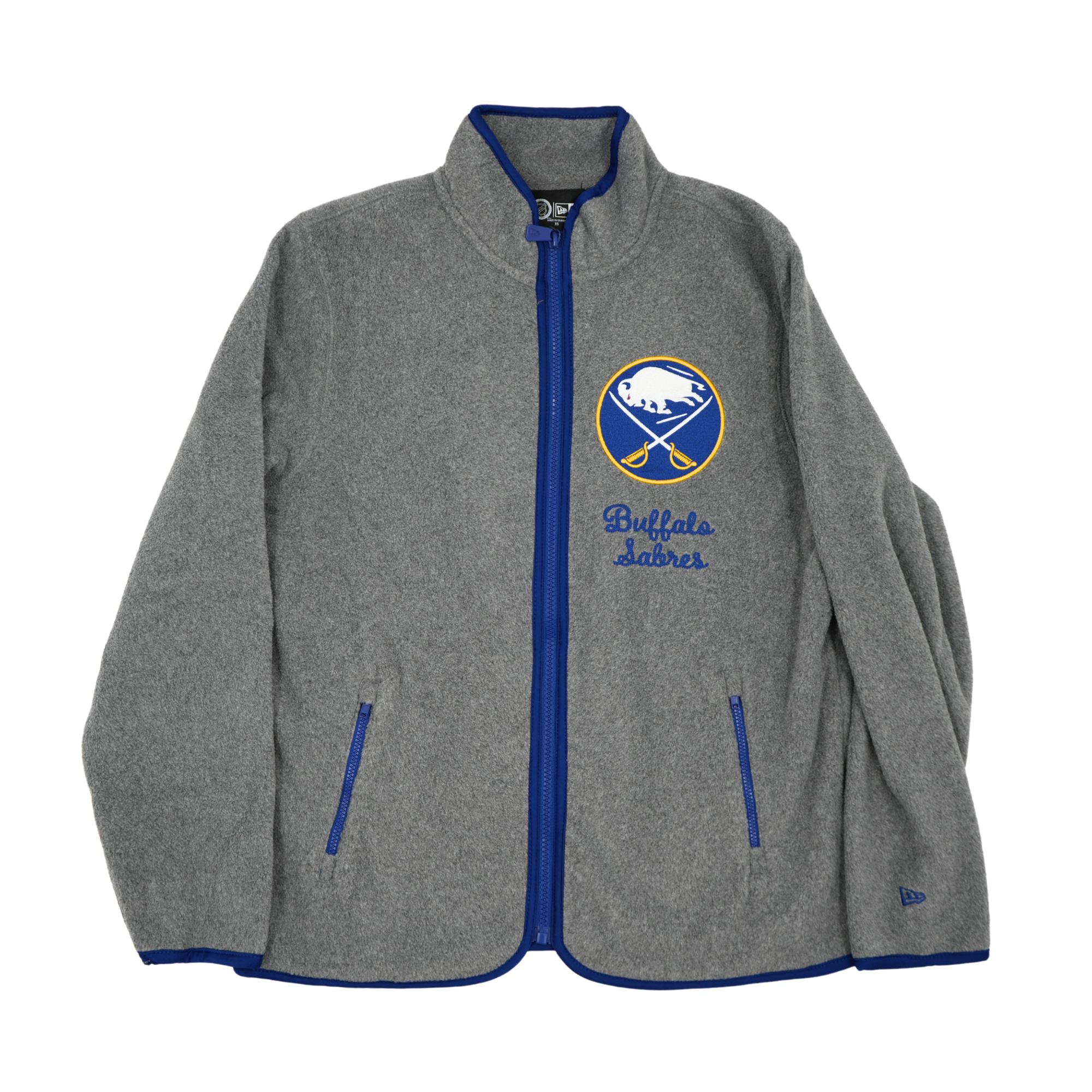 Women's New Era Buffalo Sabres Gray Full Zip Jacket