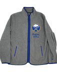 Women's New Era Buffalo Sabres Gray Full Zip Jacket