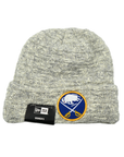 Women's New Era Buffalo Sabres Gray & White Sparkle Knit Beanie