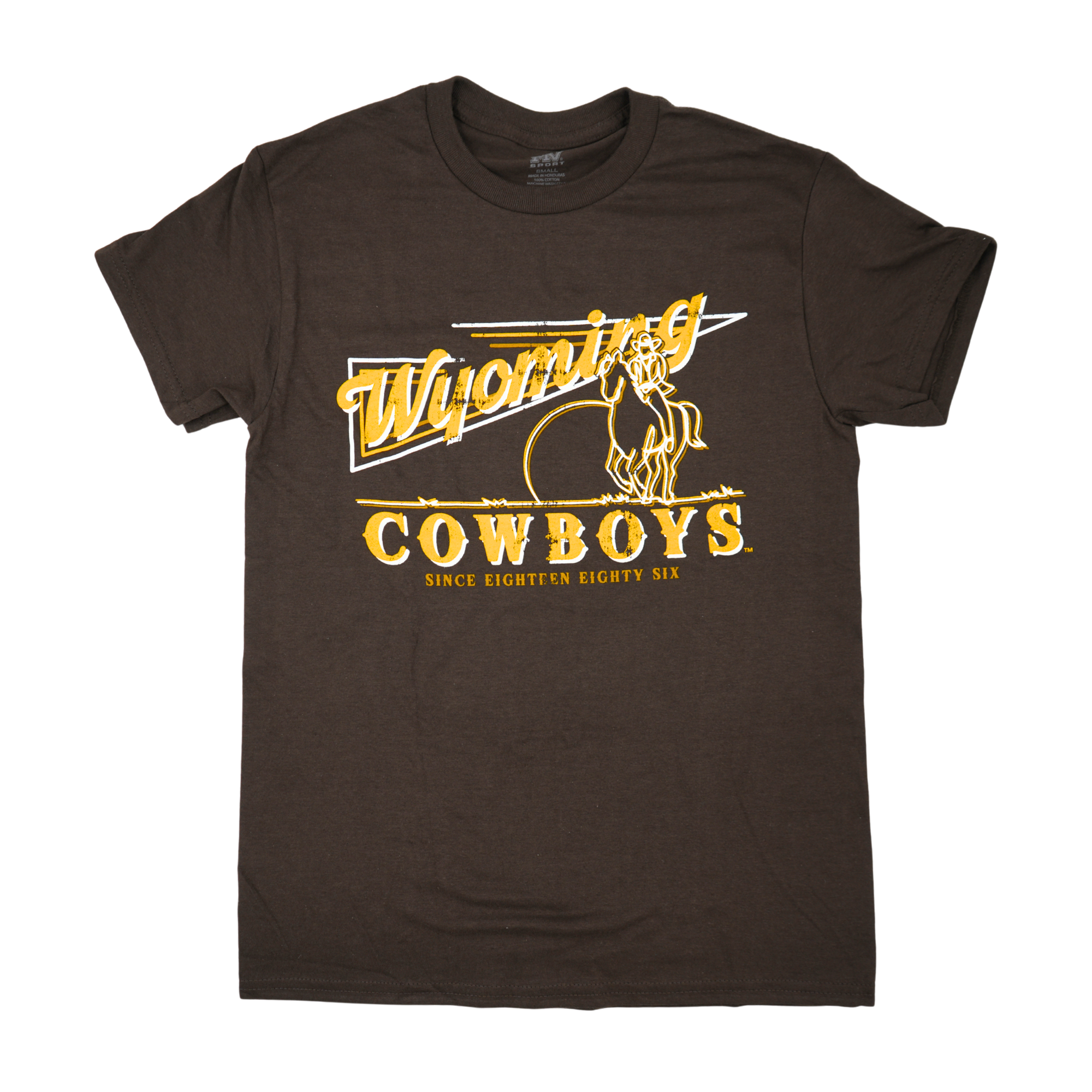 Wyoming Cowboys Espresso Short Sleeve Shirt