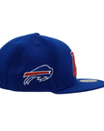 Youth New Era 9FIFTY Buffalo Bills Script Royal Blue Trucker Hat