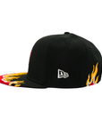 Youth New Era 9FIFTY Buffalo Sabres Alternate Logo Flame Snapback