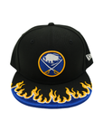 Youth New Era 9FIFTY Buffalo Sabres Blue Flame Snapback