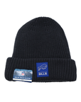 Youth New Era Buffalo Bills 2025 Sideline Cold Weather Charcoal Knit Beanie