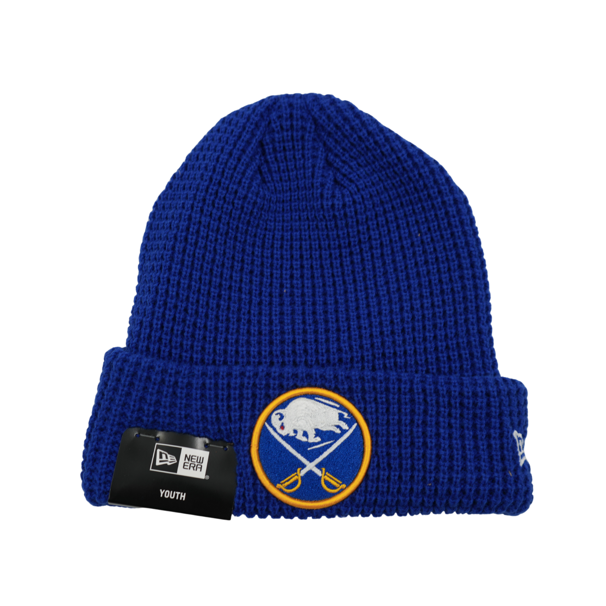 Youth New Era Buffalo Sabres Blue Knit Beanie