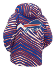 Youth Zubaz Buffalo Bills Zebra Royal Bleacher Blazer Snow Jacket