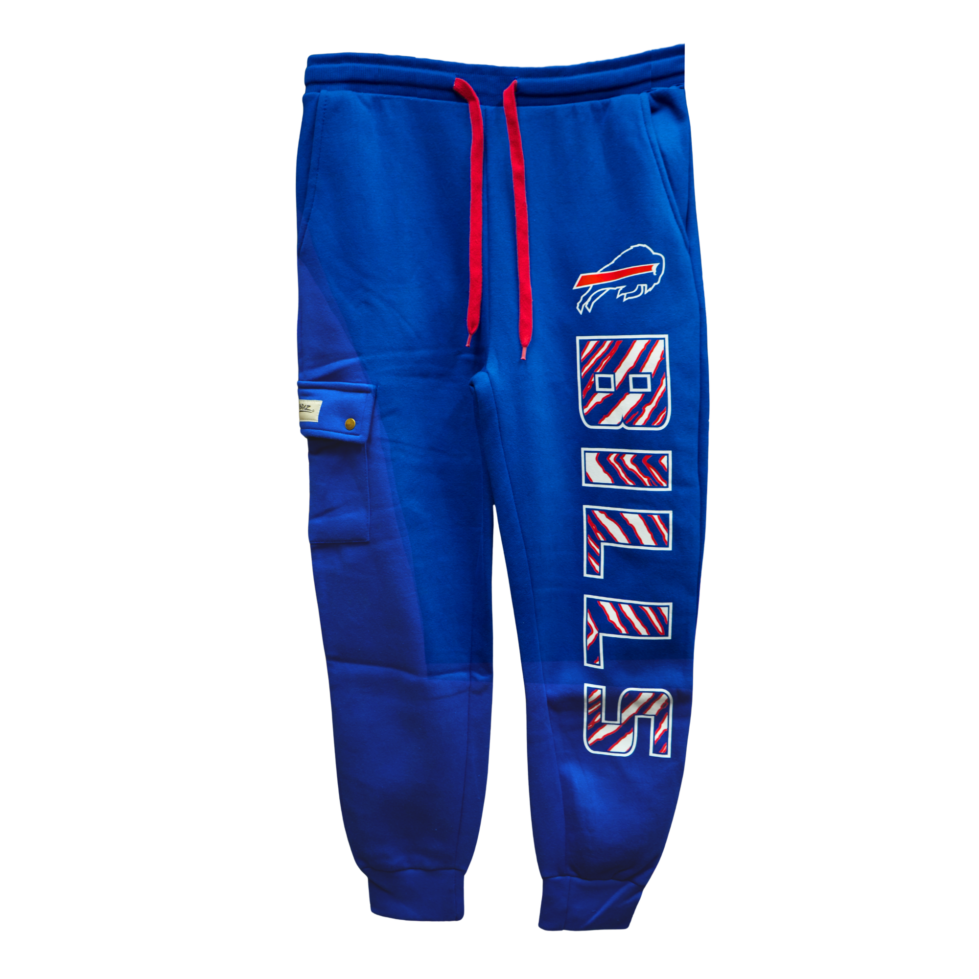 Zubaz Buffalo Bills Blue 90s Team Cargo Joggers
