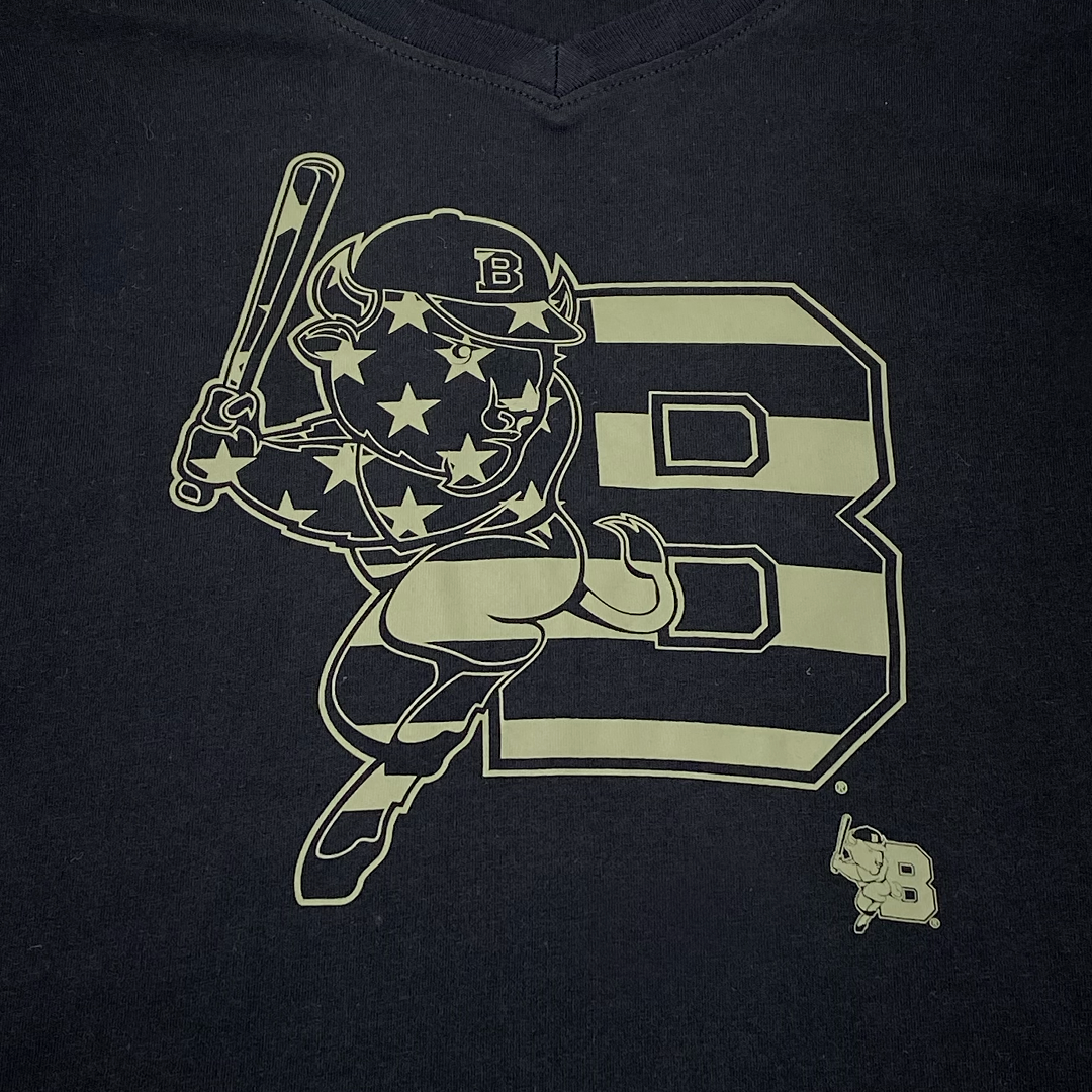 New Era Buffalo Bisons Armed Forces Black Short Sleeve Shirt