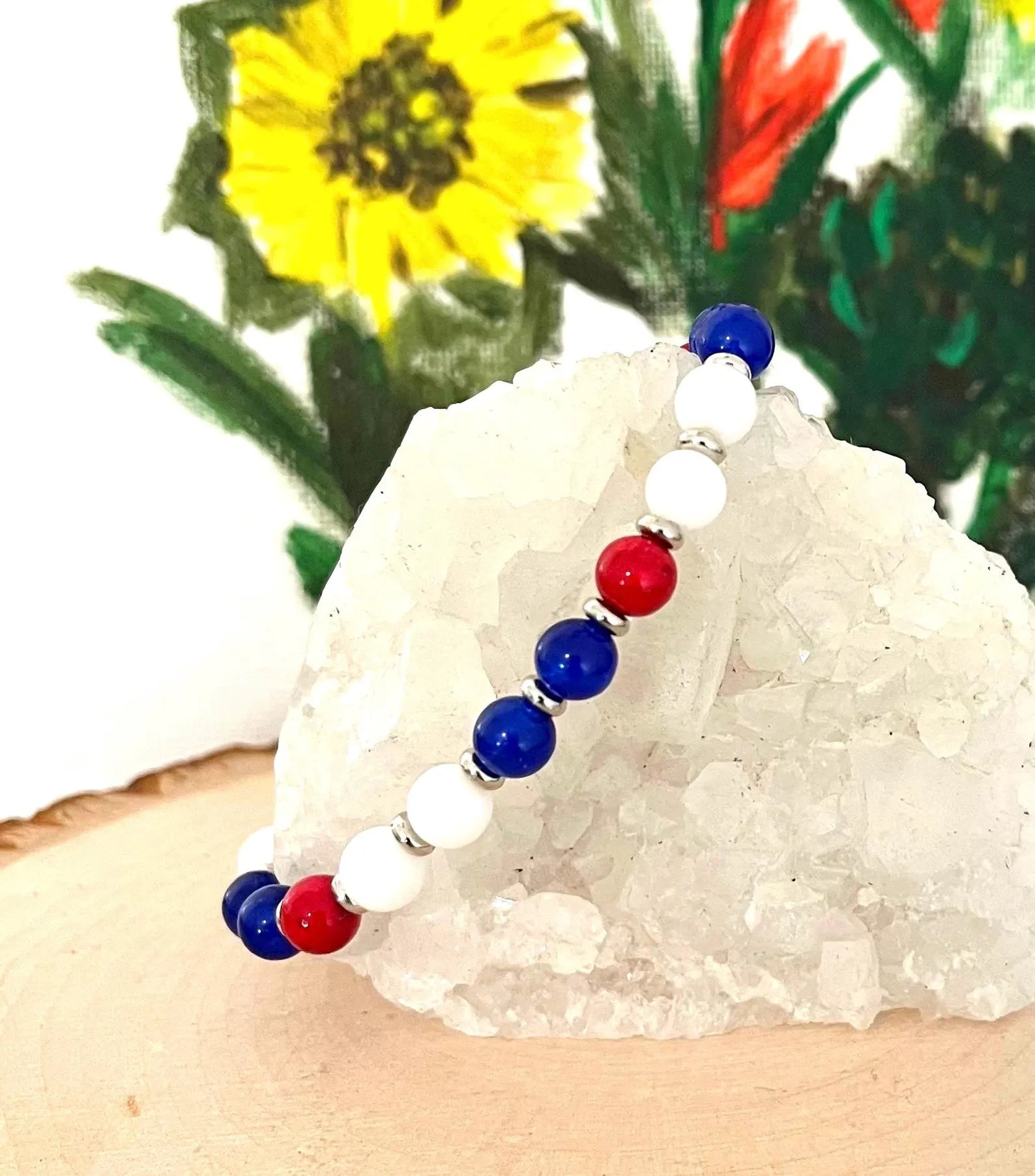 Jewels For Hope Holiday Touchdown: A Bills Love Story Women's Bracelet