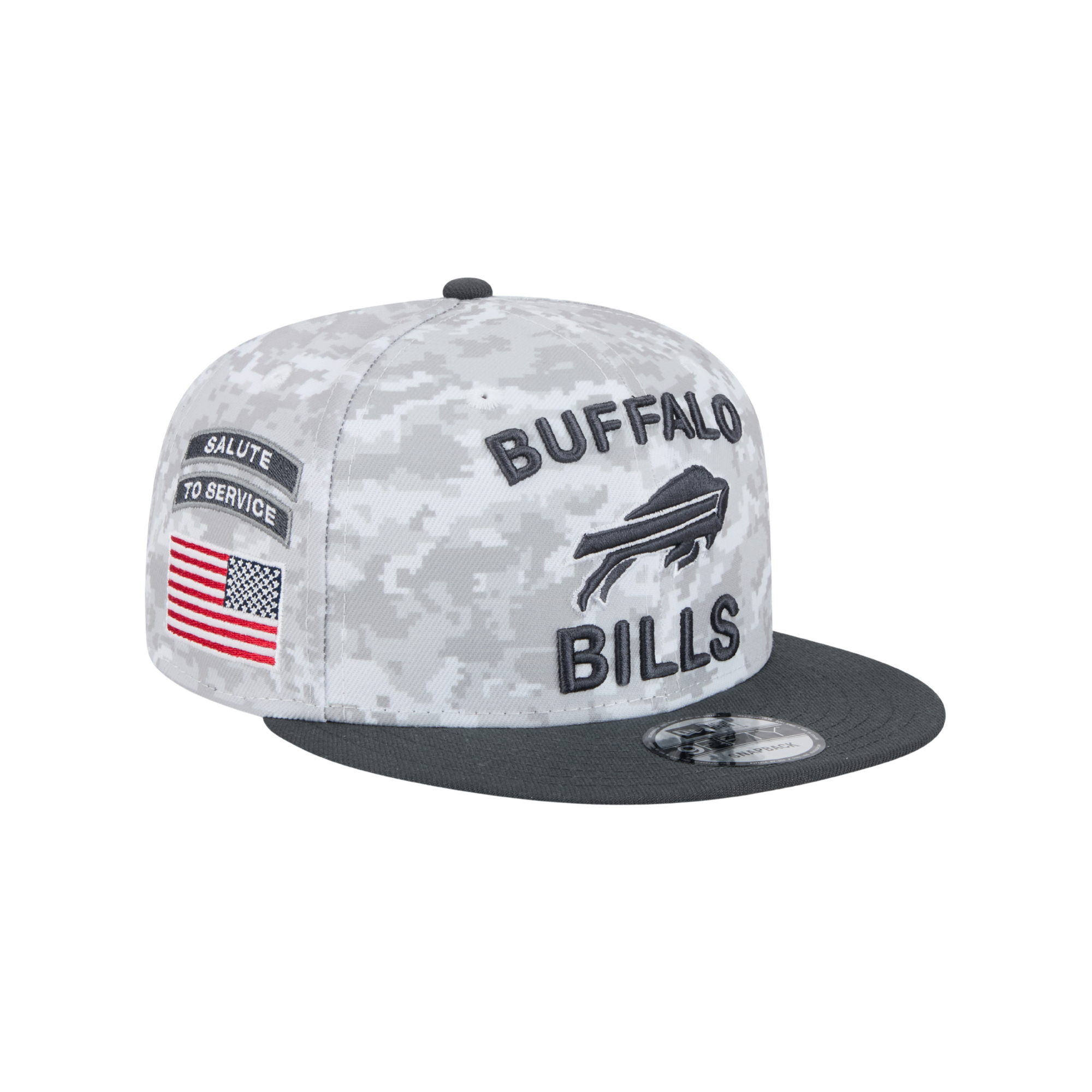 Youth New Era 9FIFTY Bills 2024 Salute To Service Snapback