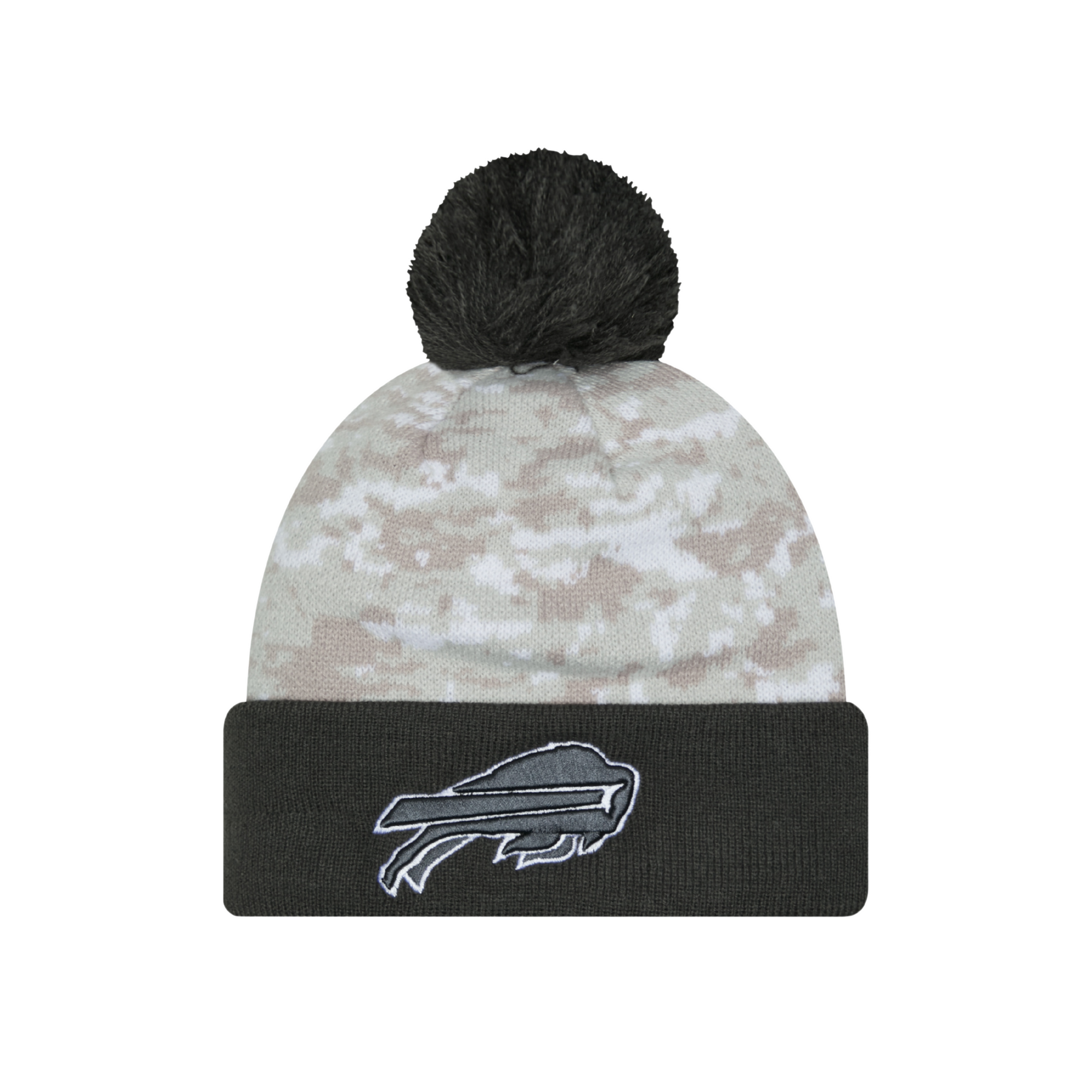 Youth New Era Bills 2024 Salute To Service Pom Knit