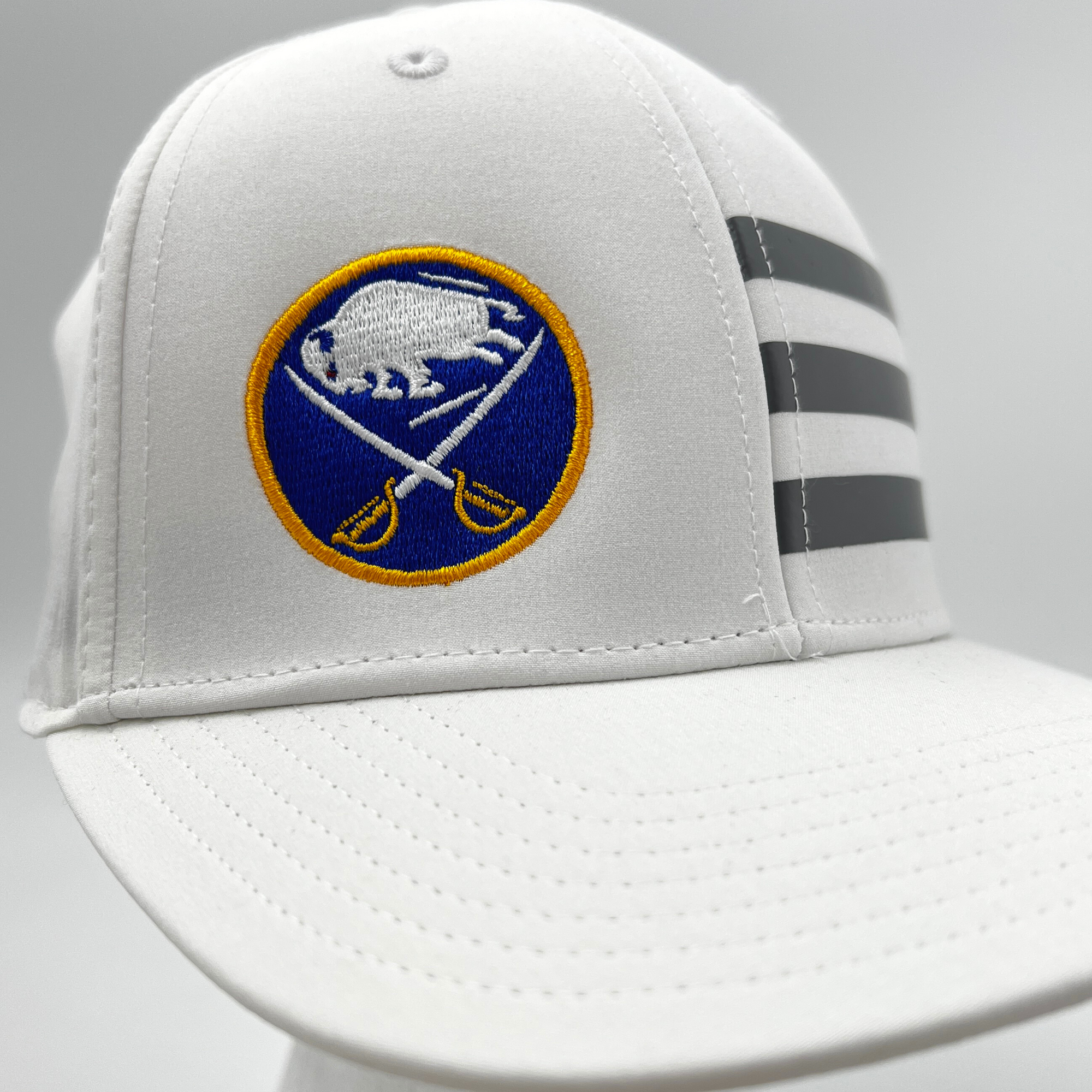 Adidas Golf Sabres Blue Gold Logo Adjustable Hat The BFLO Store