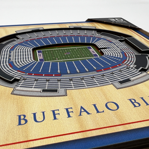 Buffalo Bills Stadium View 3D Wooden Picture Frame