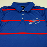 BUFFALO BILLS S/S Golf Polo Shirt by REEBOK Size Men's Medium