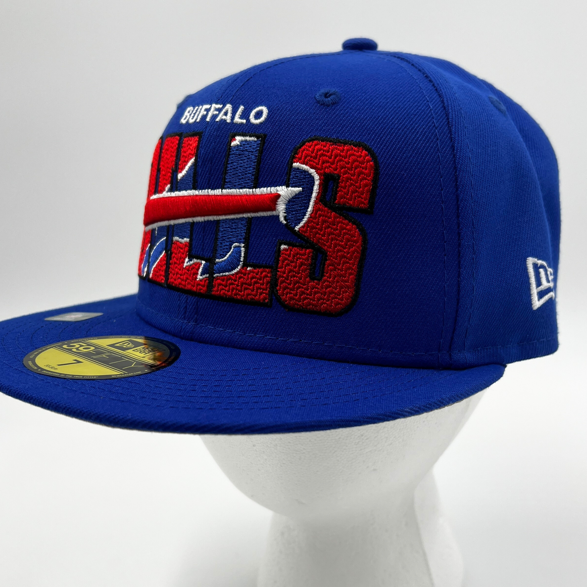 Men's New Era Stone/Royal Buffalo Bills 2023 Salute to Service 59FIFTY Fitted Hat