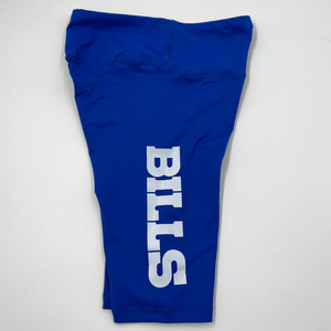 Women's Buffalo Bills Wordmark Royal Blue Biker Shorts