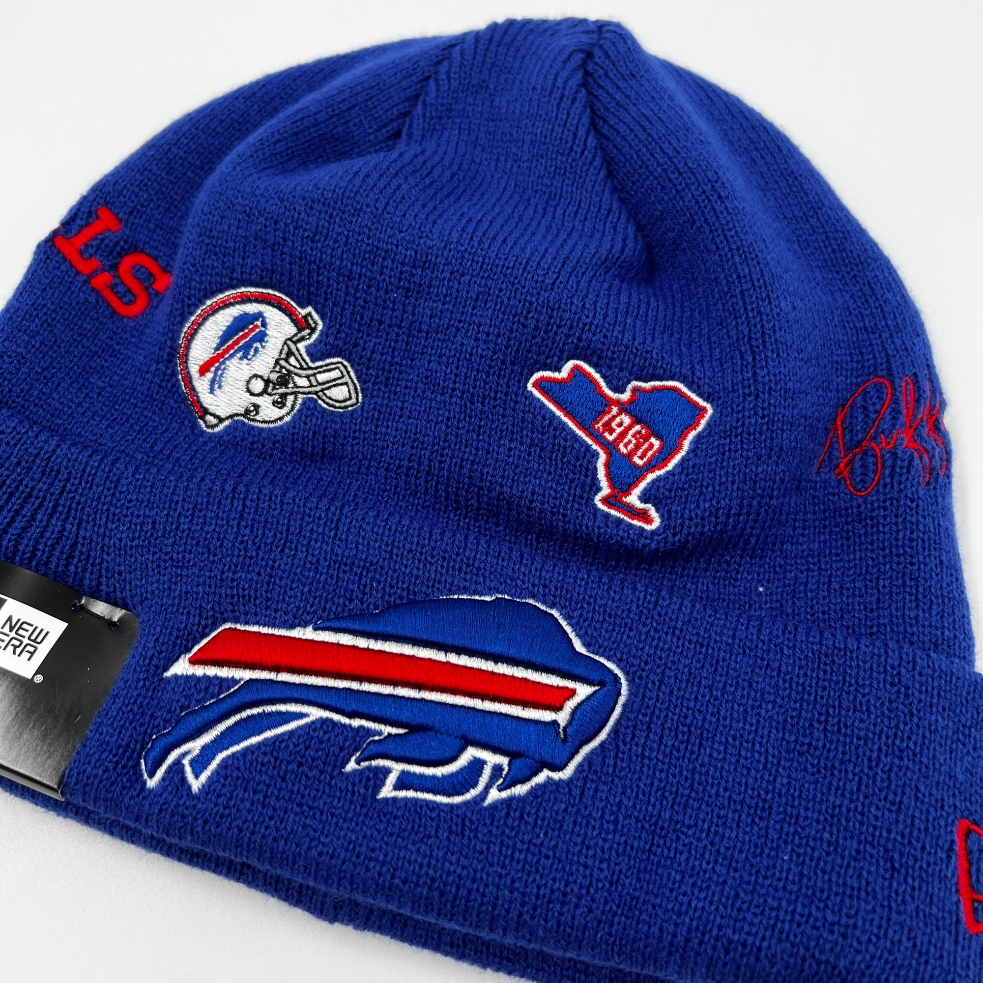 New Era Bills With Embroidered Team Logos Knit Hat