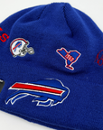 New Era Bills With Embroidered Team Logos Knit Hat