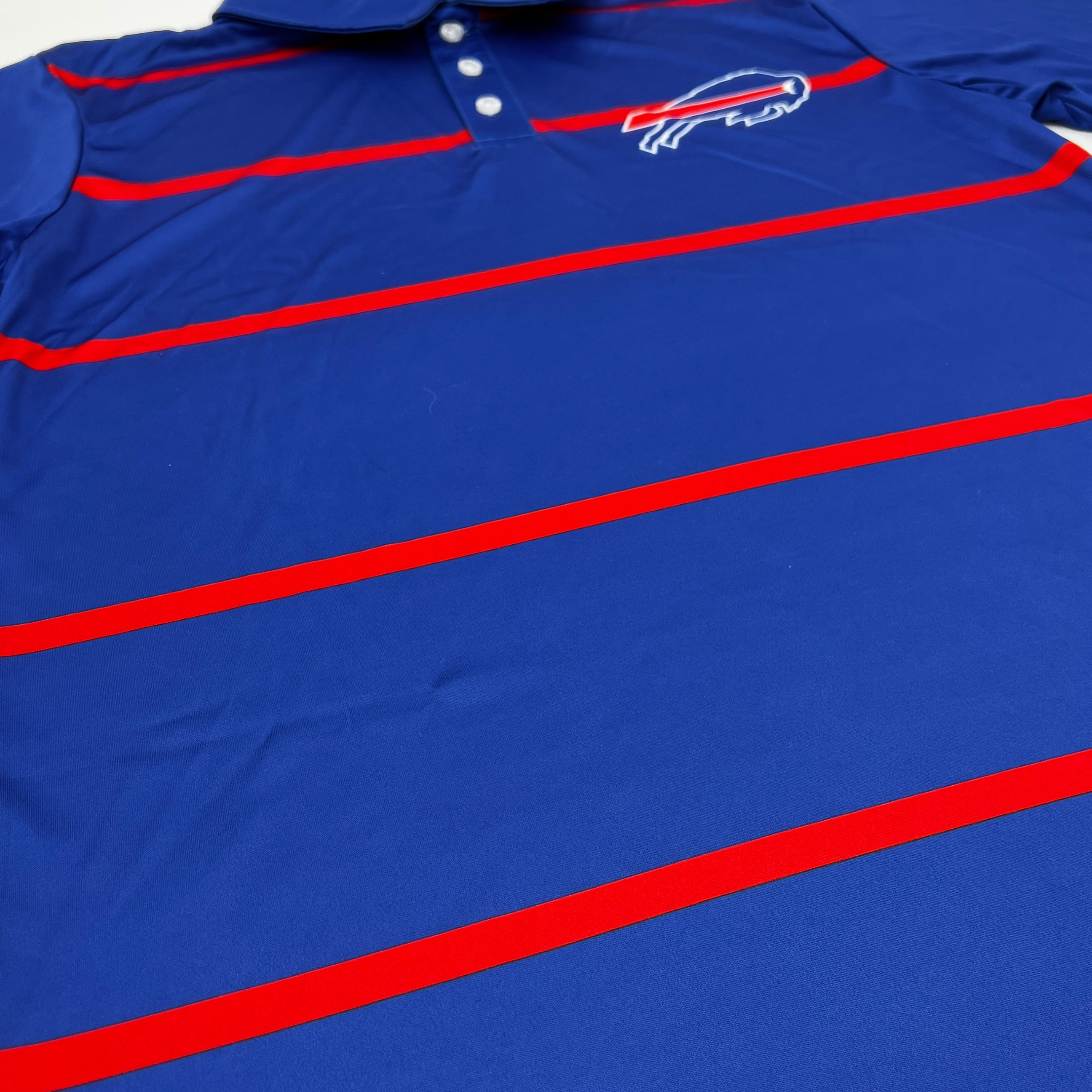 BUFFALO BILLS S/S Golf Polo Shirt by REEBOK Size Men's Medium