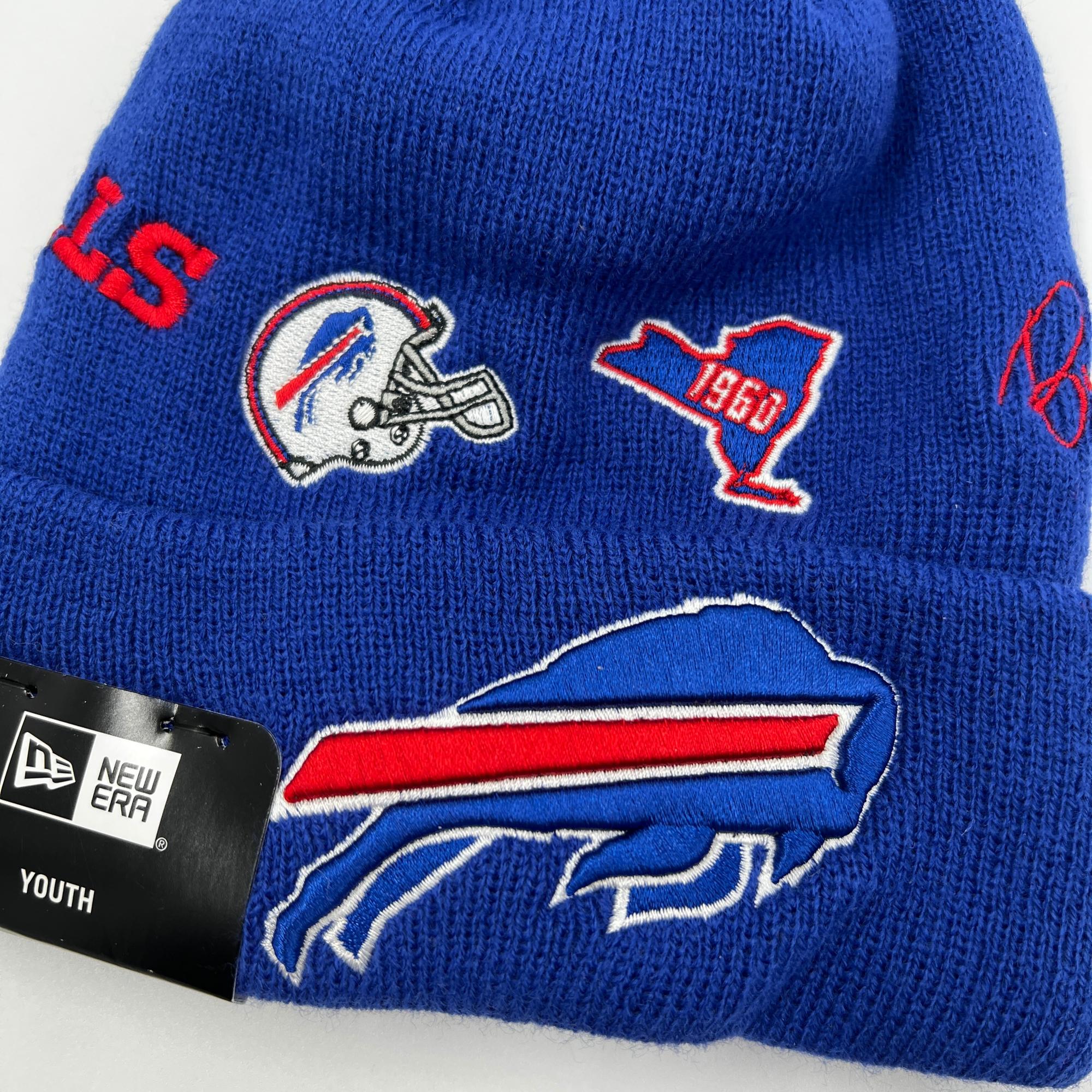 Youth Buffalo Bills Embroidered Team Logos Winter Hat