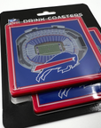 Buffalo Bills 3D Stadium Replica Drink Coasters