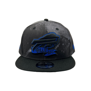 New Era Bills 2022 Sideline AFC Black Ink Snapback Hat