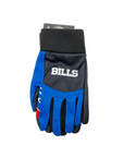 Buffalo Bills Royal and Black Texting Gloves