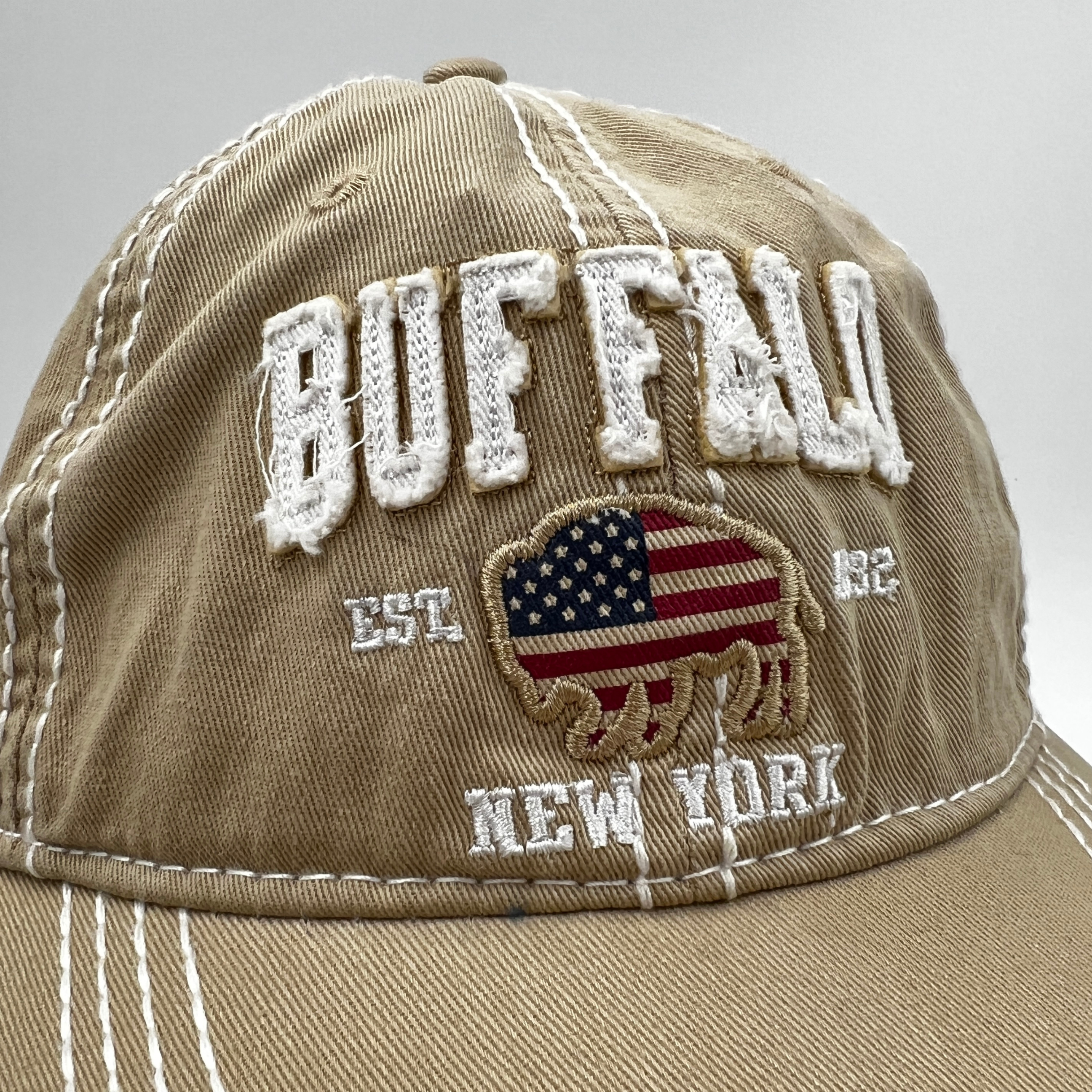 47 Brand Buffalo Bills American Flag Script Adjustable Hat