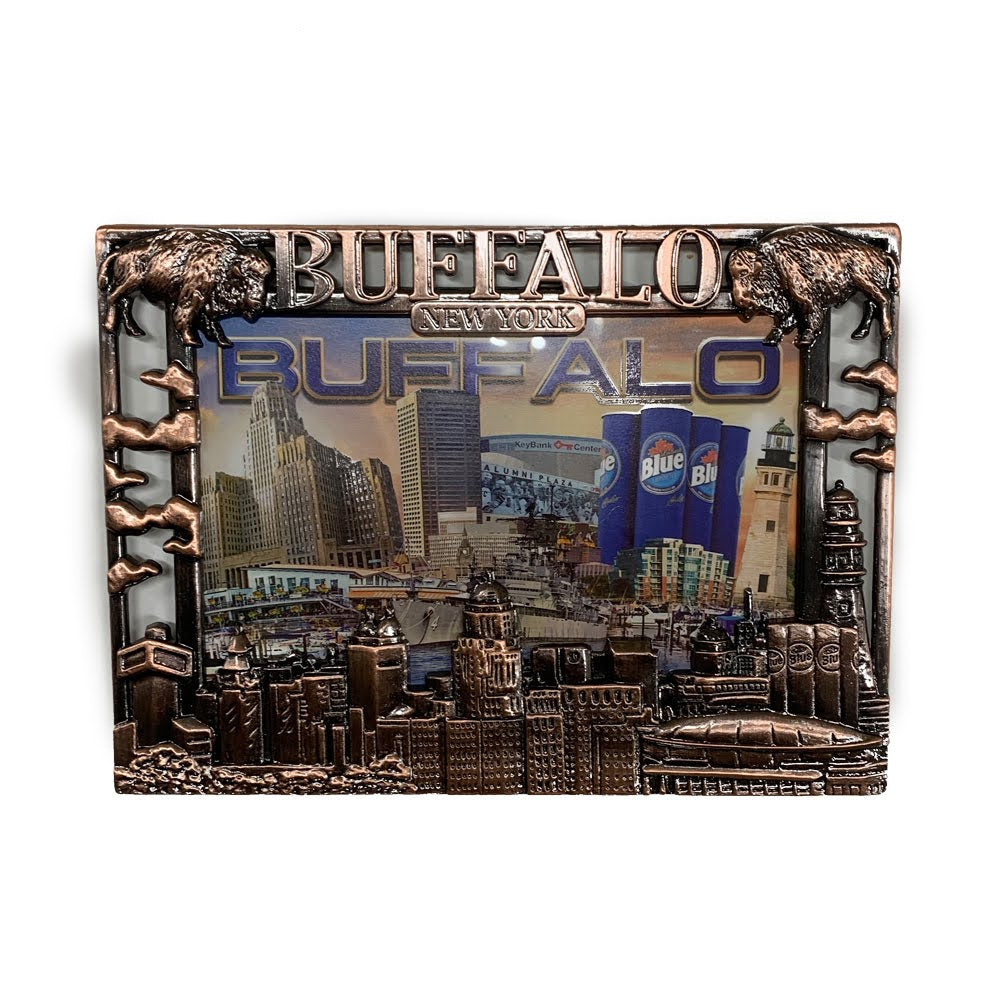 Buffalo Metal Picture Frame