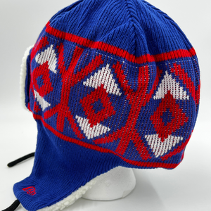 Buffalo Bills New Era Plaid Trapper Hat - Royal