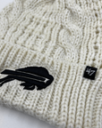 Women's '47 Brand Buffalo Bills White Knit Winter Beanie