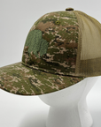 BFLO Green & Brown Digital Camo Mesh Snapback