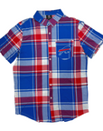 Buffalo Bills Plaid Button Up Shirt