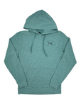 BFLO Embroidered 716 Heathered Green Hoodie