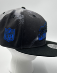 New Era Bills 2022 Sideline AFC Black & Blue Outline Snapback Hat