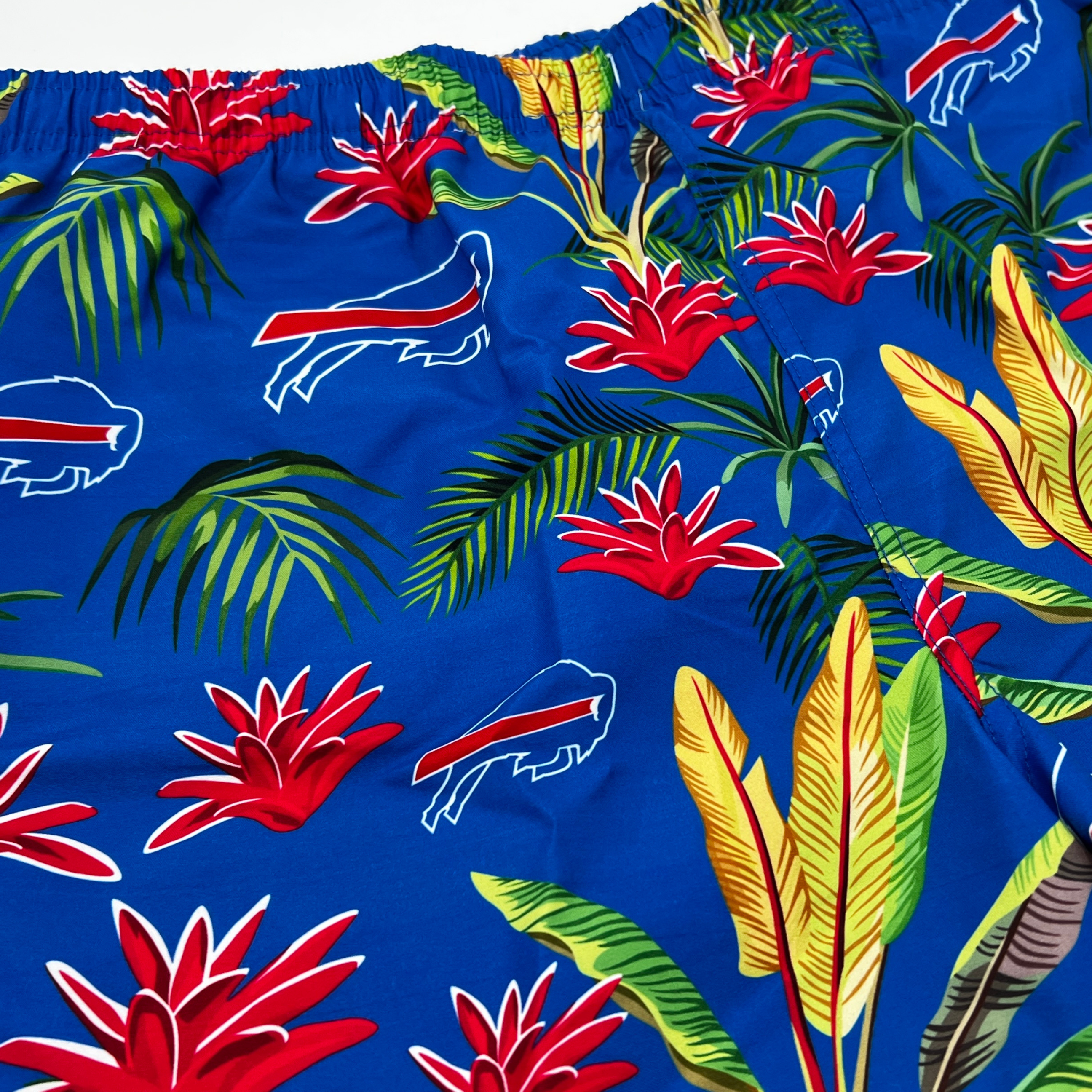 Buffalo Bills Sunset & Palm Trees Swim Trunks