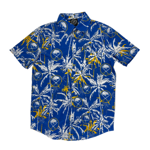 Buffalo Sabres Royal Blue Floral Button Up Shirt
