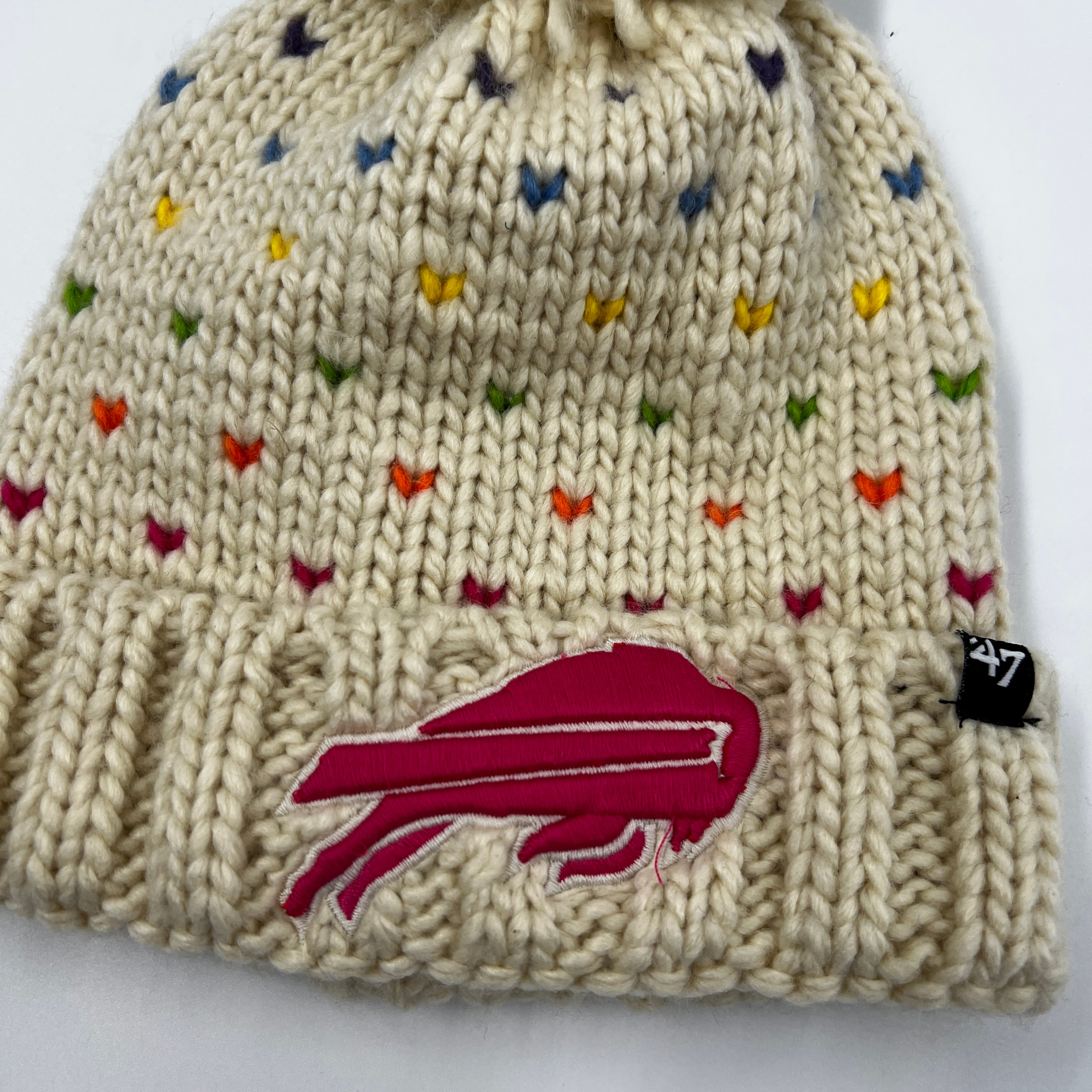 Women's '47 Brand Bills Tri-Color Winter Knit Hat