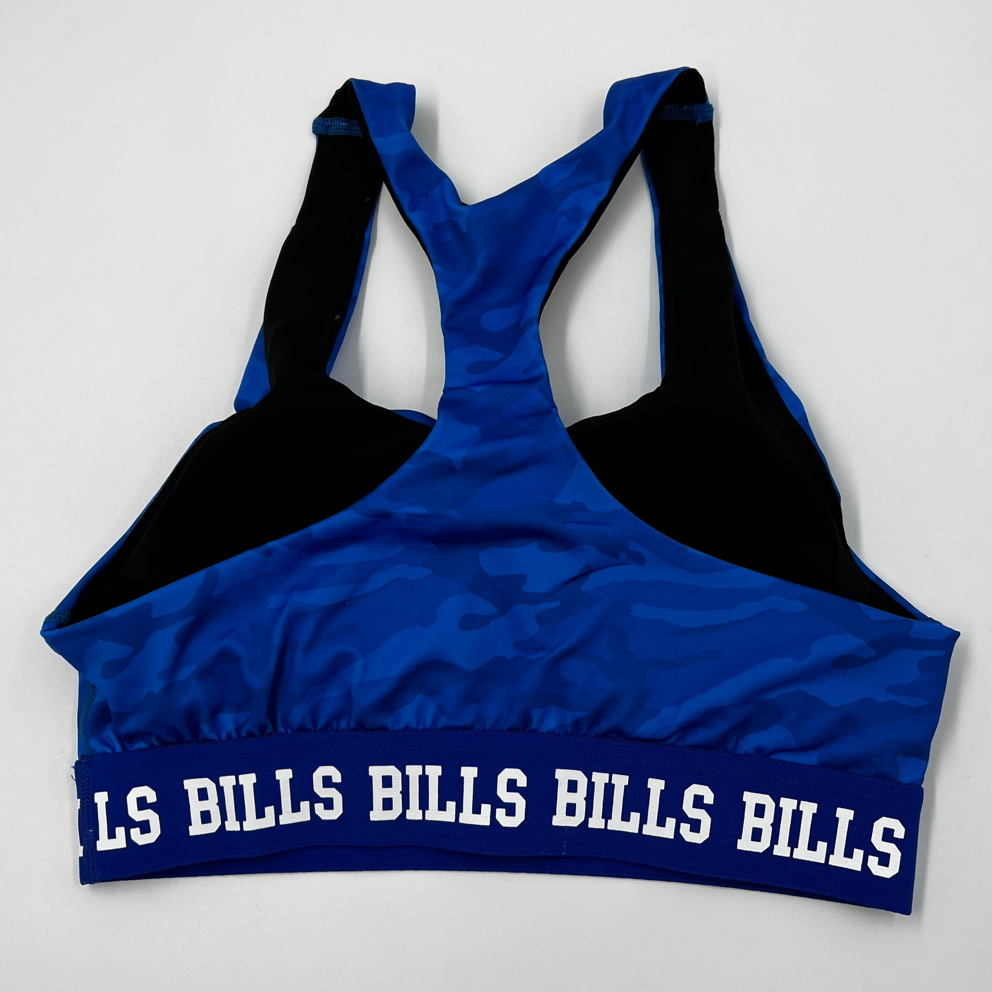 Women&#39;s Buffalo Bills Royal Blue Camo Sports Bra