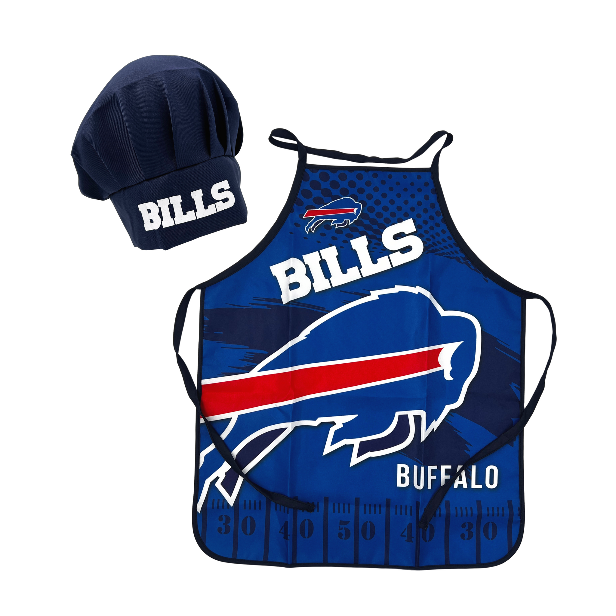 Buffalo Bills Apron and Chef Hat Set